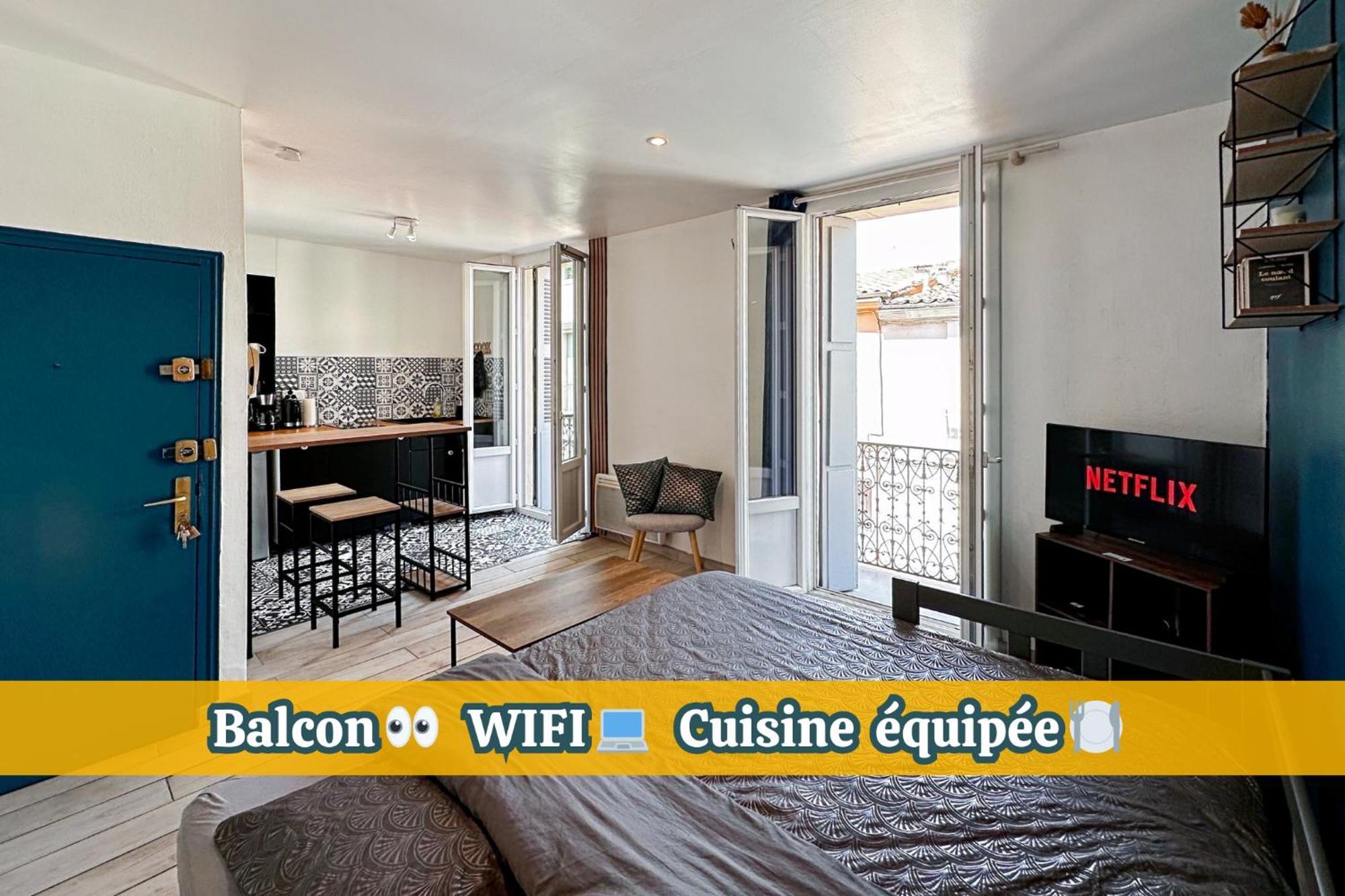 Appartement Entier Cosy Avec Balcon - Centre Montpellier Exterior photo